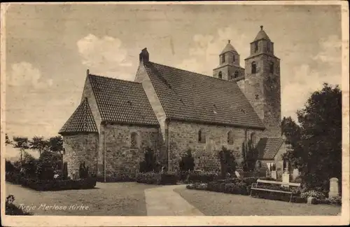 Ak Holbæk Holbaek Dänmark, Tveje Merløse Kirke