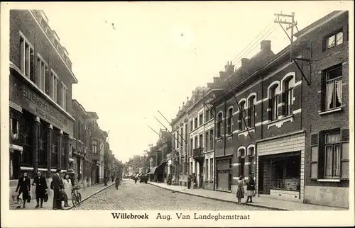 Ak Willebroeck Willebroek Flandern Antwerpen, Aug. Van Landeghemstraat