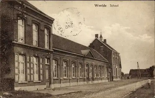 Ak Weelde Ravels Flandern Antwerpen, School