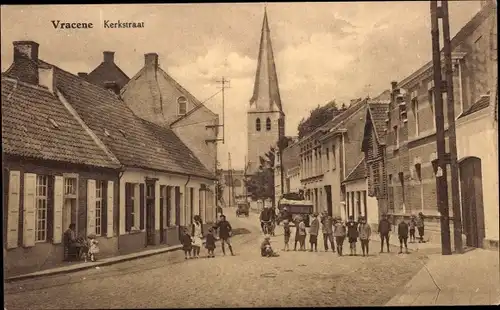 Ak Vracene Beveren Waas Ostflandern, Kerkstraat