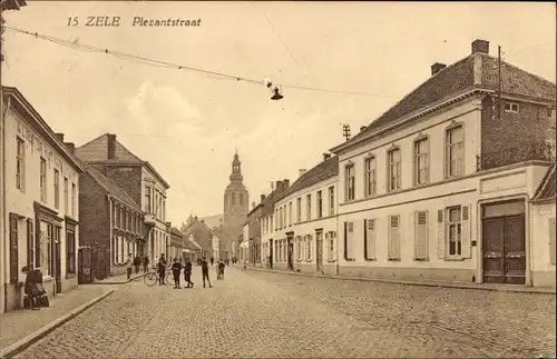 Ak Zele Ostflandern, Plezantstraat