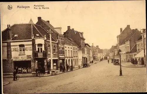 Ak Maldegem Ostflandern, Markstraat