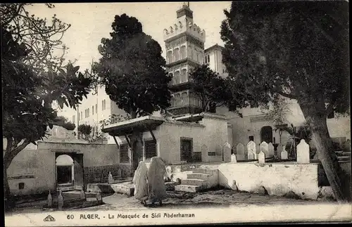 Ak Algier Algier Algerien, Die Moschee von Sidi Abderhaman