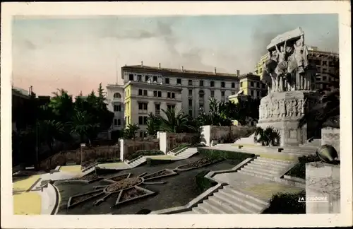 Ak Algier Algier Algerien, Denkmal für die Gefallenen des Ersten Weltkriegs
