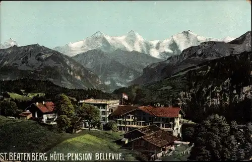 Ak Beatenberg Kanton Bern, Hotel Pension Bellevue
