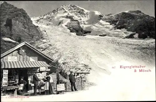 Ak Kanton Bern, Eigergletscher, Mönch