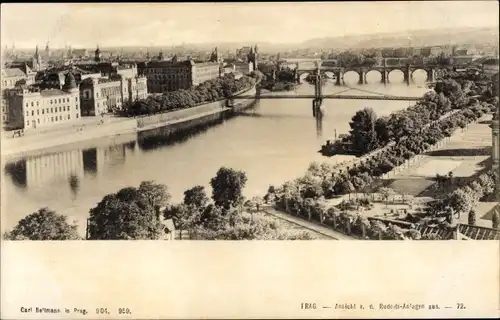 Ak Praha Prag Tschechien, Stadtbild, Brücken