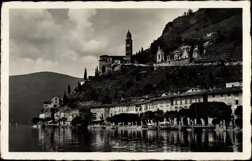 Ak Morcote Lago di Lugano Kanton Tessin, Teilansicht