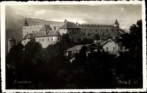 Foto Ak Zvolen Altsohl Slowakei, Schloss