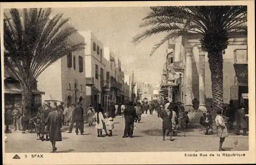 Ak Sfax Tunesien, Eingang Rue de la Republique