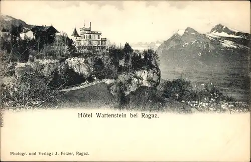 Ak Bad Ragaz Kanton St. Gallen, Hotel Wartenstein