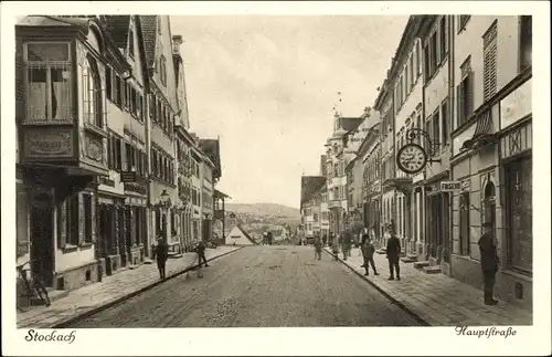 Ak Stockach im Hegau Baden, Hauptstraße