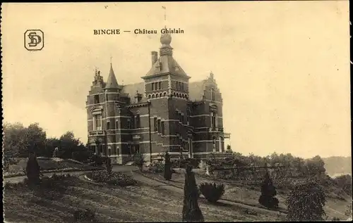Ak Binche Wallonien Hennegau, Château Ghislain