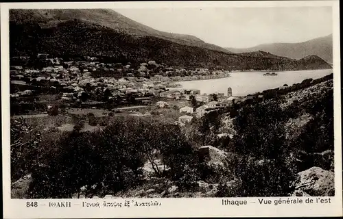 Ak Vathy Vathi Ithaka Griechenland, Gesamtansicht