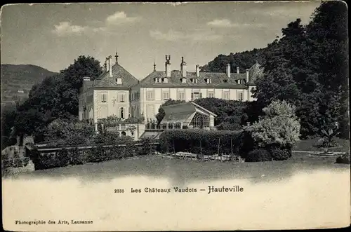 Ak Hauteville Kt. Freiburg Schweiz, Les Chateaux Vaudois