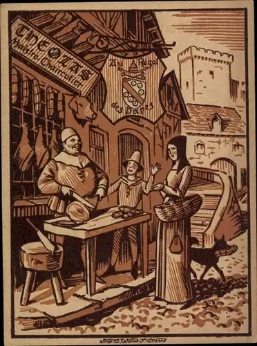 Künstler Ak Avignon Vaucluse, Reklame, Fabrique de Conserves Alimentaires, Theolas & Jules