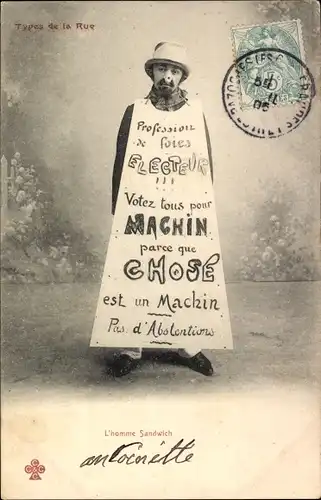 Ak Street Guys, Sandwich Man