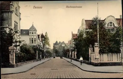 Ak Dessau in Sachsen Anhalt, Medicusstraße