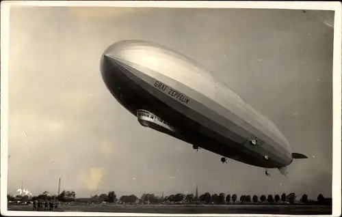 Foto Ak Luftschiff LZ 127 Graf Zeppelin