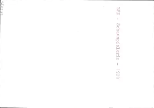 Ak Schauspielerin Uta Sax, Portrait, Autogramm