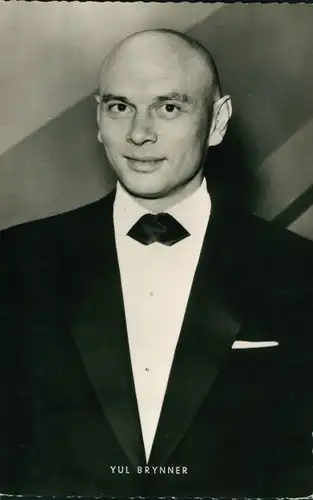 Ak Schauspieler Yul Brynner, Portrait