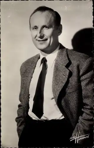 Ak Schauspieler Bourvil, Portrait