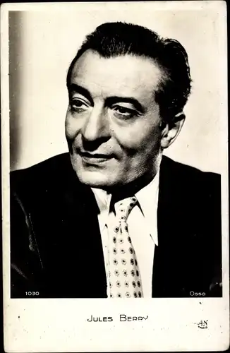 Ak Schauspieler Jules Berry, Portrait