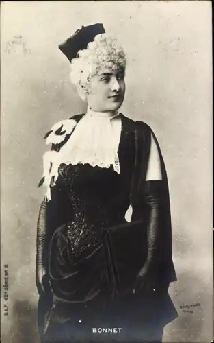 Ak Schauspieleruin Bonnet, Portrait, Reutlinger