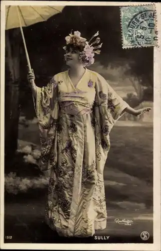 Ak Schauspielerin Sully, Portrait