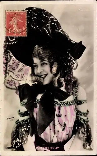 Ak Schauspielerin Mariette Sully, Portrait, Reutlinger