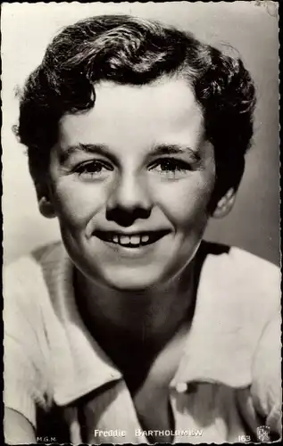 Ak Schauspieler Freddie Bartholomew, Portrait