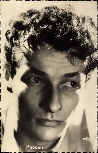 Ak Schauspieler Jean Louis Barrault, Portrait