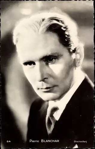 Ak Schauspieler Pierre Blanchar, Portrait