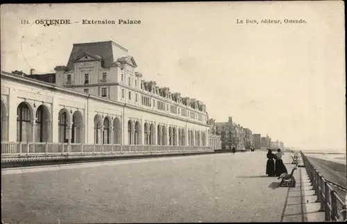 Ak Oostende Ostende Westflandern, Extension Palace