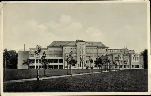 Ak Coswig in Sachsen, Lindenhof, Klinik