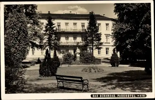 Ak Bad Schandau Sächsische Schweiz, Parkhotel