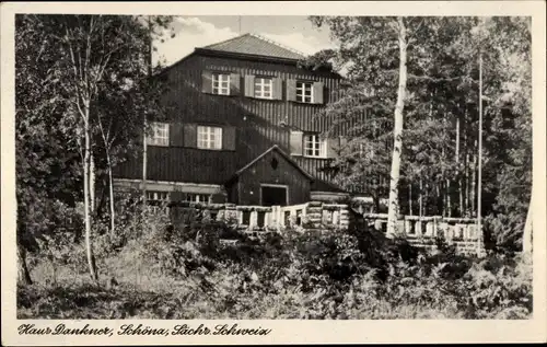 Ak Reinhardtsdorf Schöna Sächsische Schweiz, Haus Dankner