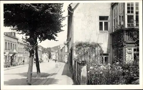 Ak Bad Gottleuba in Sachsen, Straße