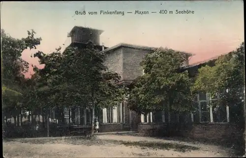 Ak Maxen Müglitztal in Sachsen, Finkenfang