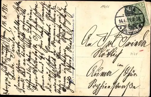 Ak Gera in Thüringen, Krematorium