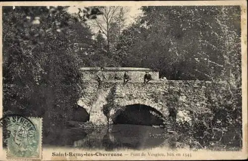 Ak Saint Rémy les Chevreuse Yvelines, Pont de Vosgien