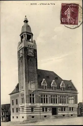 Ak Roye-Somme, Rathaus