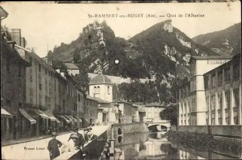 Ak Saint Rambert in Bugey Ain, Quai de l'Albarine