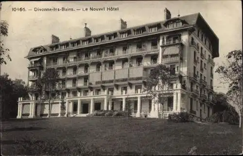 Ak Divonne les Bains Ain, Neues Hotel