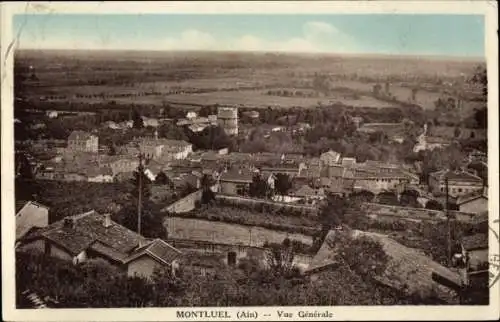 Ak Montluel Ain, Gesamtansicht
