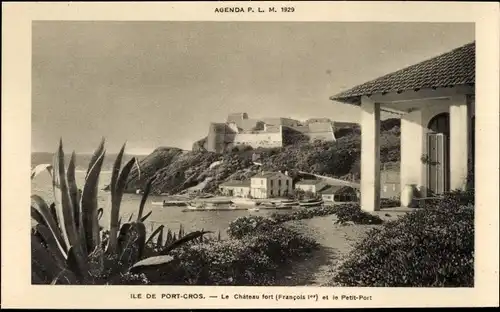 Ak Île de Port Cros Îles d’Hyères Var, befestigte Burg