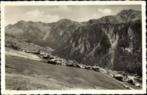 Ak Saint Véran Hautes Alpes, Gesamtansicht und Hameau du Roux