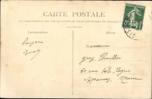 Ak Sissonne Aisne, Camp de Sissonne