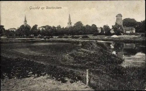 Ak Doetinchem Gelderland, Teilansicht