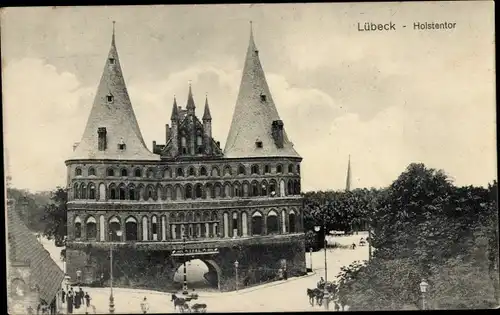 Ak Hansestadt Lübeck, Holstentor